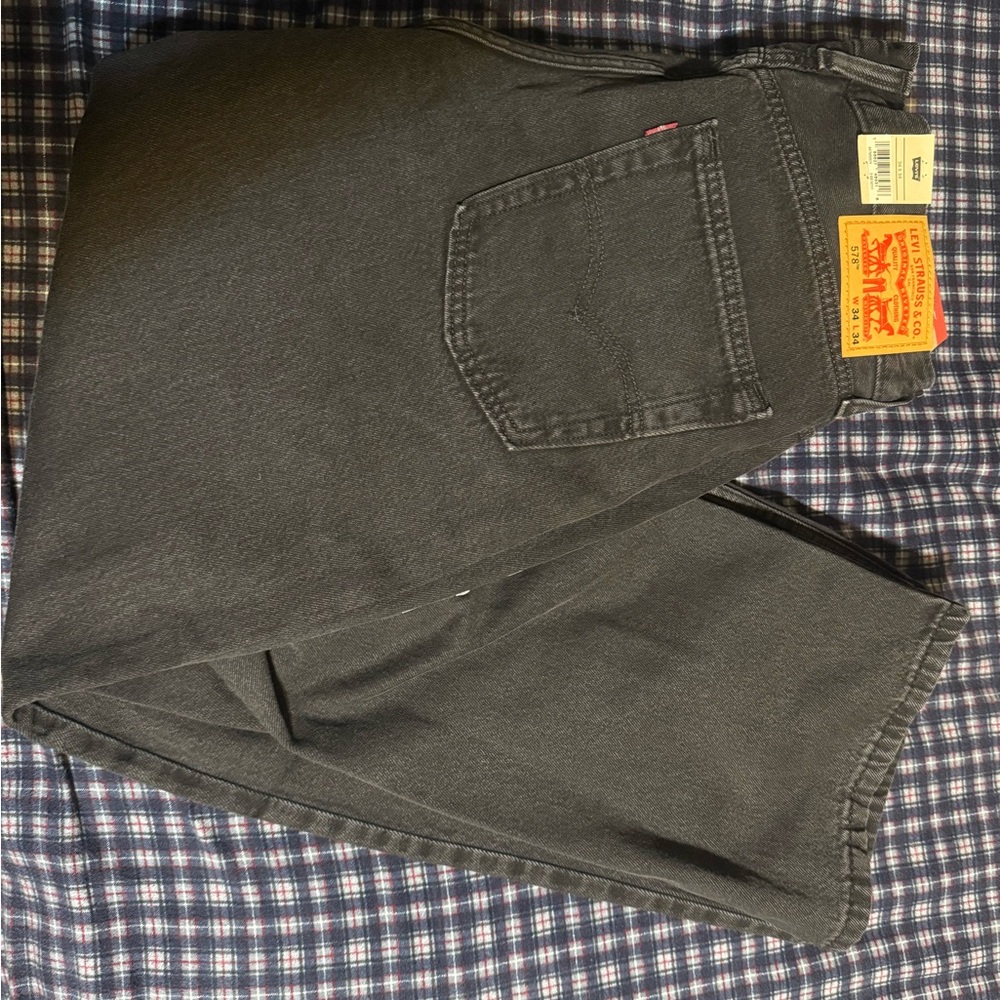 Levi's Men's black baggy Jeans